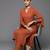 women regular silk crepe workwear kurta with trousers