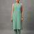 women striped regular workwear kurta with trousers