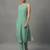 women striped regular workwear kurta with trousers