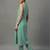 women striped regular workwear kurta with trousers