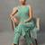 women striped regular workwear kurta with trousers