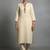 women embroidered regular thread work workwear kurta with trousers & with dupatta