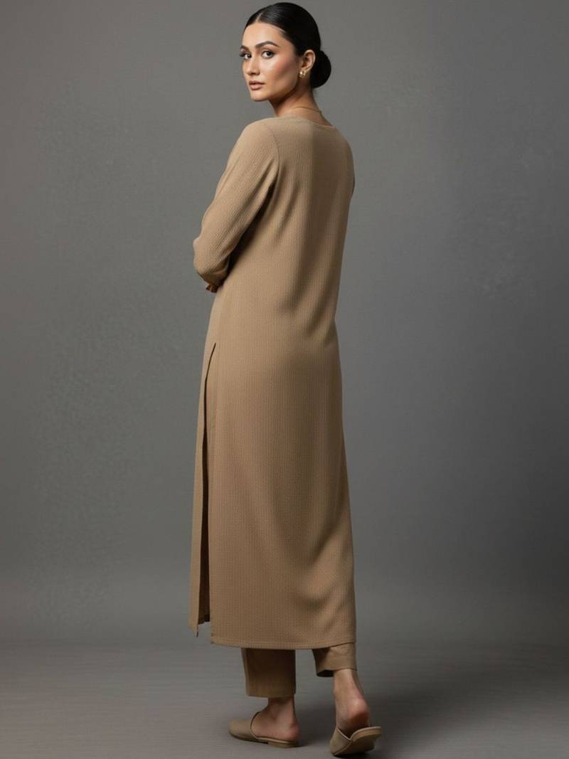 women regular workwear kurta with trousers