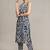 women printed regular cotton workwear kurta with trousers