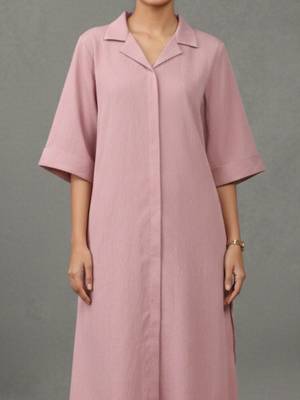 women regular silk crepe workwear kurta with trousers 2