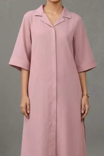 women regular silk crepe workwear kurta with trousers