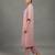 women regular silk crepe workwear kurta with trousers