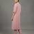 women regular silk crepe workwear kurta with trousers