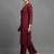 women regular silk crepe workwear kurta with palazzos