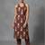 women ethnic motifs printed regular workwear kurta with trousers