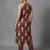 women ethnic motifs printed regular workwear kurta with trousers