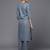 women regular thread work workwear kurta with trousers & with dupatta