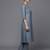women regular thread work workwear kurta with trousers & with dupatta