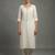 women regular thread work workwear kurta with trousers