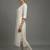 women regular thread work workwear kurta with trousers