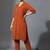 women regular silk crepe workwear kurta with trousers