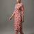 women printed regular thread work workwear kurta with trousers