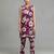women floral printed regular cotton workwear kurta with trousers