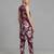 women floral printed regular cotton workwear kurta with trousers