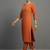 women ethnic motifs embroidered regular thread work workwear kurta with trousers