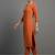 women ethnic motifs embroidered regular thread work workwear kurta with trousers