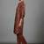 women printed regular chanderi silk workwear kurta with trousers
