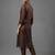 women bandhani printed regular chanderi silk workwear kurta with trousers