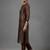 women bandhani printed regular chanderi silk workwear kurta with trousers