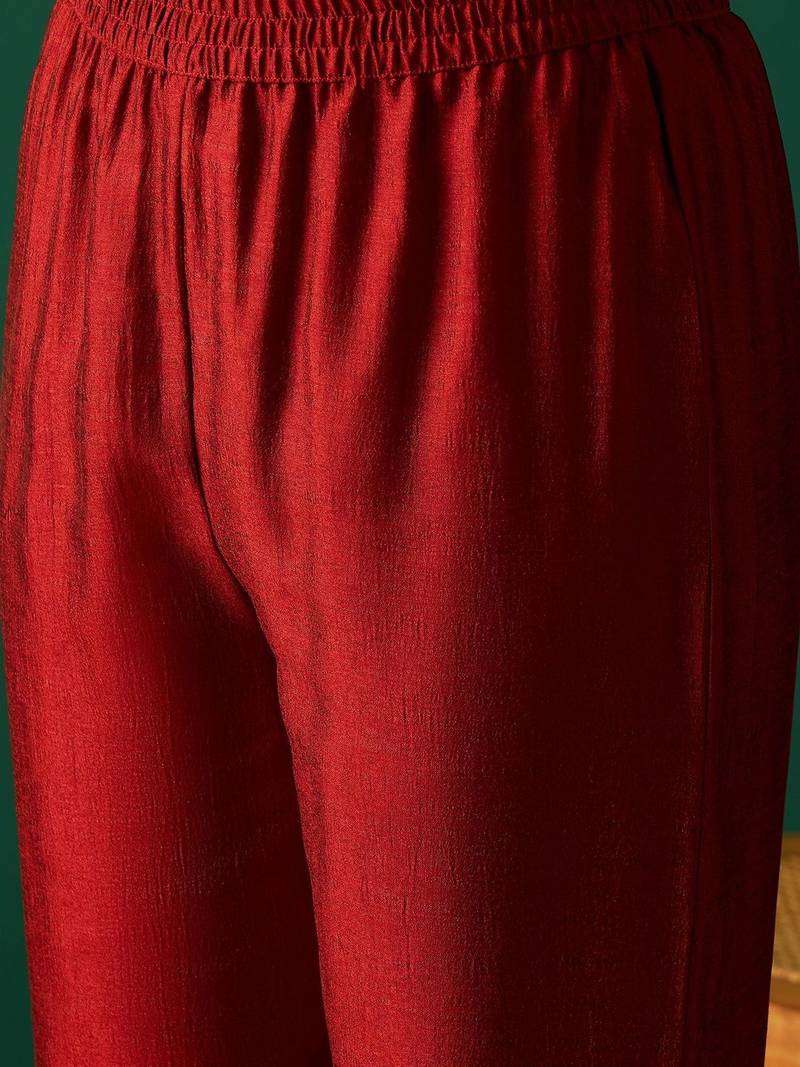 women regular gotta patti workwear kurta with palazzos