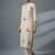 women animal printed regular workwear kurta with trousers