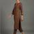 women embroidered sleek thread work work kurta with trousers