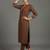 women embroidered sleek thread work work kurta with trousers