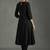 women striped regular thread work silk crepe workwear kurta with trousers