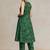 women floral printed urban work kurta with trousers