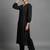 women striped regular silk crepe workwear kurta with trousers
