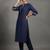 women embroidered thread work smart comfort kurta with trousers
