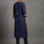 women embroidered thread work smart comfort kurta with trousers