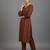 women striped urban sleek silk crepe kurta with trousers