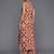 women ethnic motifs printed regular cotton workwear kurta with trousers