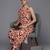 women ethnic motifs printed regular cotton workwear kurta with trousers