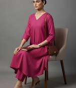 women regular workwear kurta with trousers