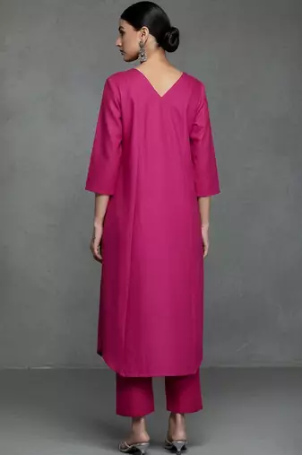 women regular workwear kurta with trousers