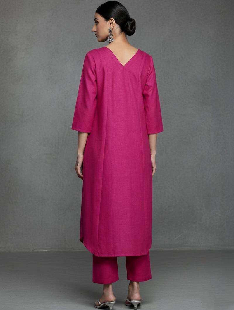 women regular workwear kurta with trousers