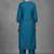 women regular cotton workwear kurta with trousers
