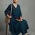 women empire silk crepe workwear kurta with trousers