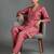 women regular thread work workwear kurta with trousers