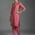 women regular thread work workwear kurta with trousers