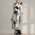 women floral printed regular cotton workwear kurta with trousers