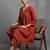 women regular workwear kurta with trousers