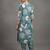 women ethnic motifs printed work thread work kurta with trousers